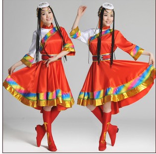 藏族的演出服装