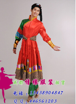 藏族男装民族服装