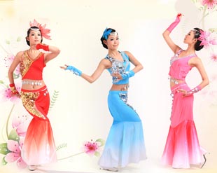 傣族舞蹈表演服饰