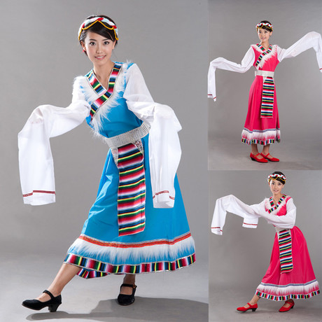 藏民族的舞蹈服饰