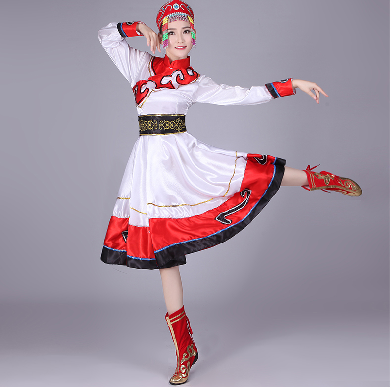 蒙古舞蹈女生服装